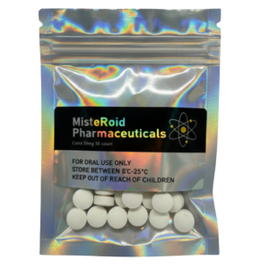 MisteRoid Pharma label with oral use only and storage warnings