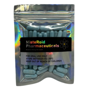 MisteRoid Pharma Anadrol 50mg 50 count oral tablet label
