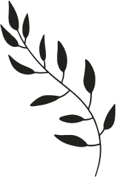 Transparent black leaves PNG graphic.