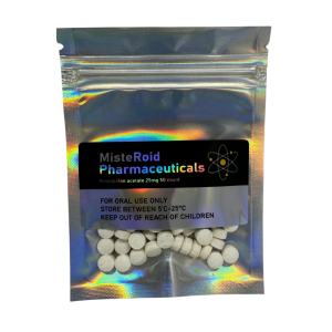 MisteRoid Pharma Primcholan Acetate 25mg 50 count oral tablet label