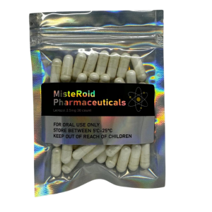 MisteRoid Pharma Letrozole 2.5mg 30 count oral tablet label