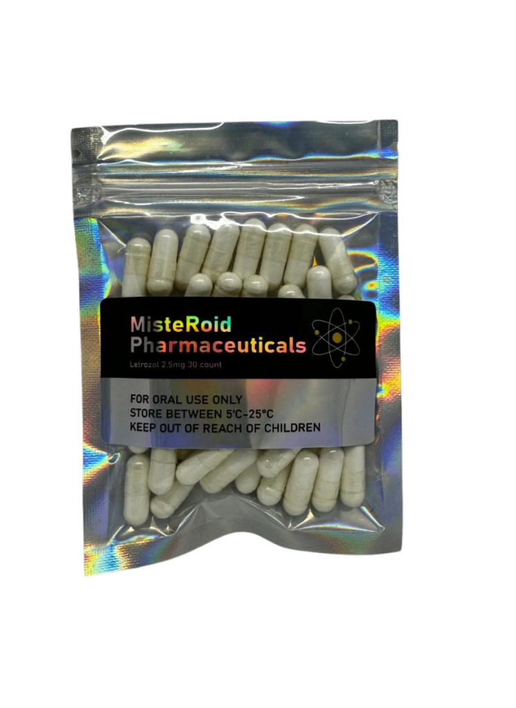 MisteRoid Pharma Letrozole 2.5mg 30 count oral tablet label