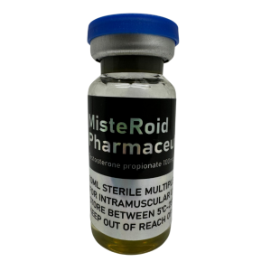 MisteRoid Pharma sterile multi-dose vial label partial view