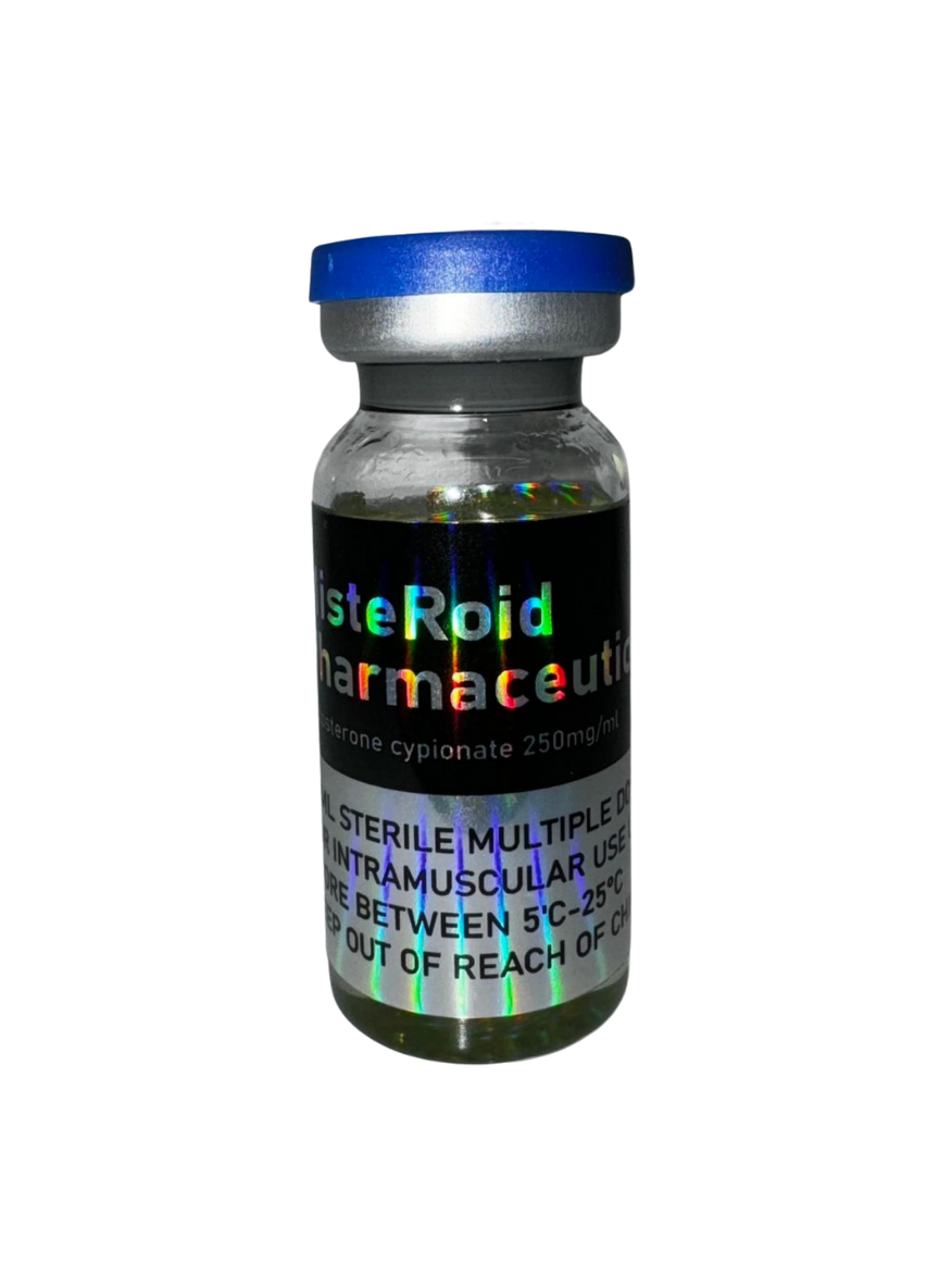 MisteRoid Pharma sterile multiple-dose vial label with intramuscular usage text