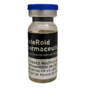 MisteRoid Pharma sterile multiple-dose vial label with safety warning